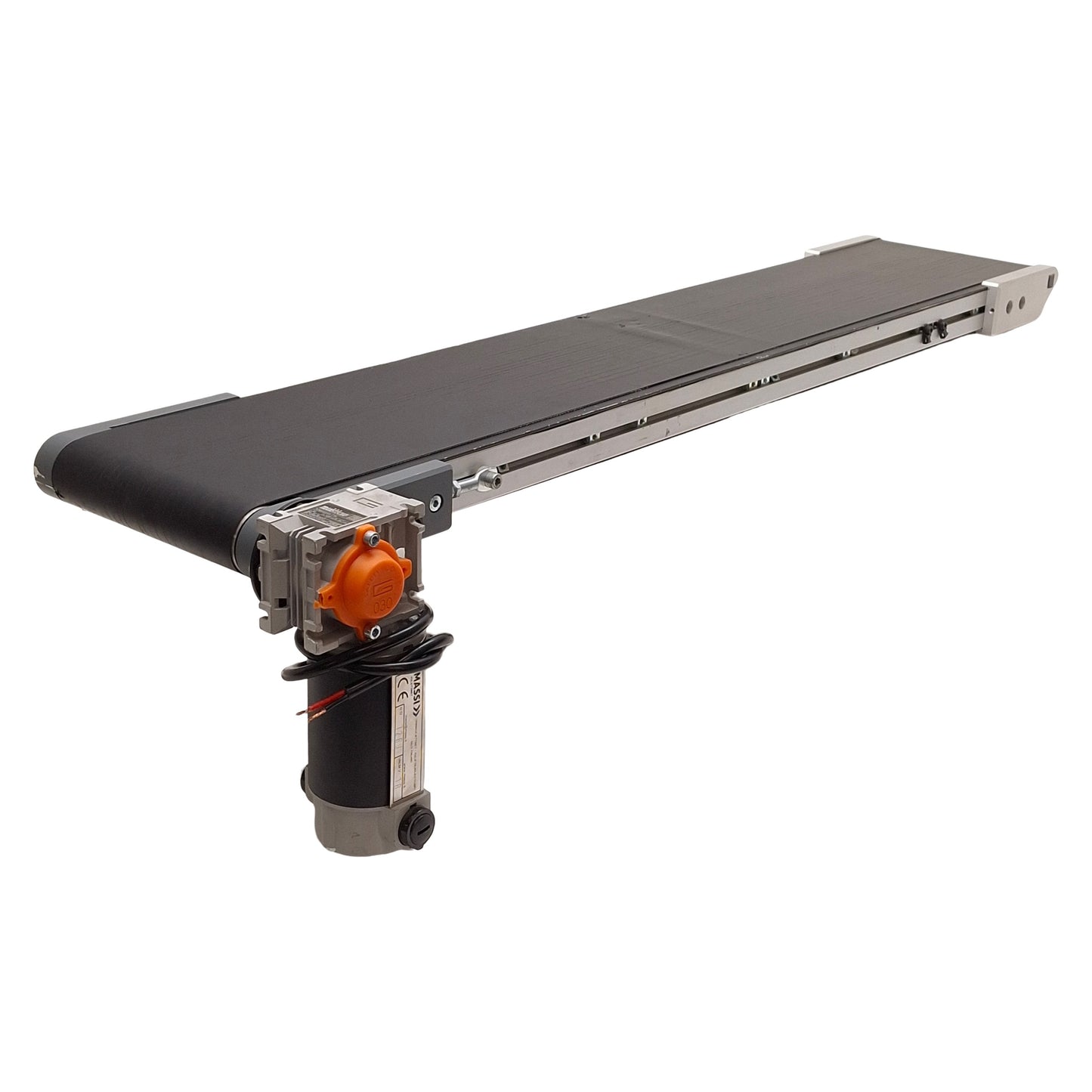 Used Massi Kuljettimet 1289 Conveyor, 44in Long x 7.75in Wide, 1ft/sec, 24VDC 10A