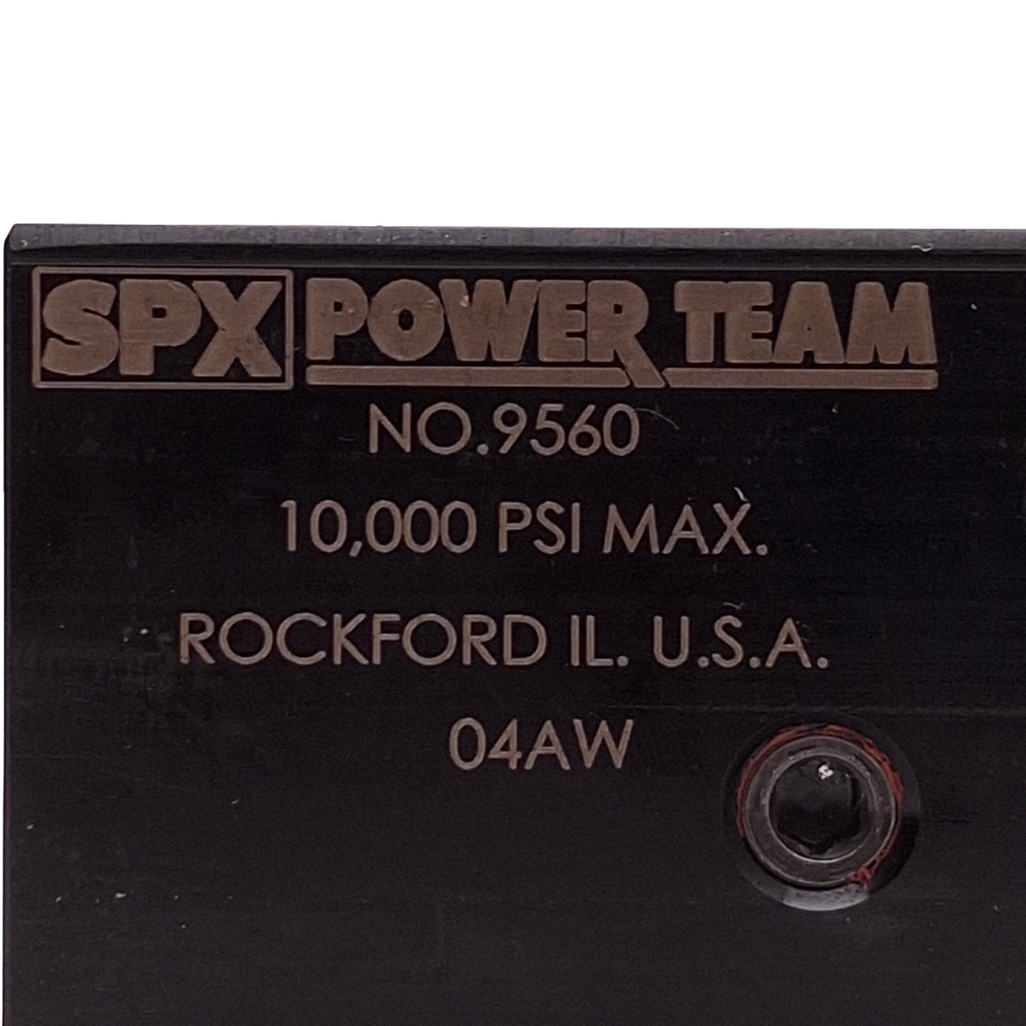 Used Power Team 9560 Electric Pressure Regulator For PE10 & PR10 Hydraulic Pump