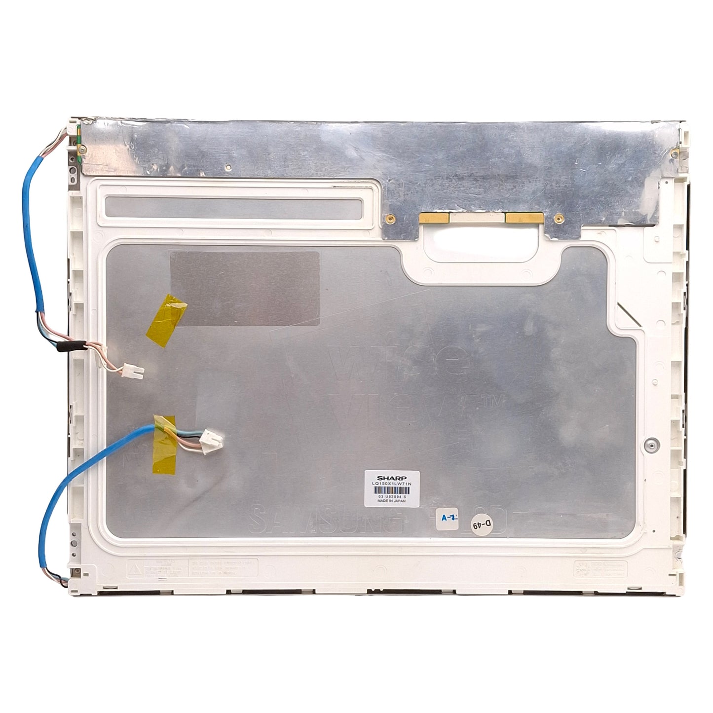Used Sharp LQ150X1LW71N LCD Display Module, 15in TFT Active Matrix, 1024x768, +3.3VDC