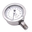 Used NOSHOK 25-400-60-psi Air Pressure Gauge, 2-1/2in Face, 0-60psi, 1/4in NPT
