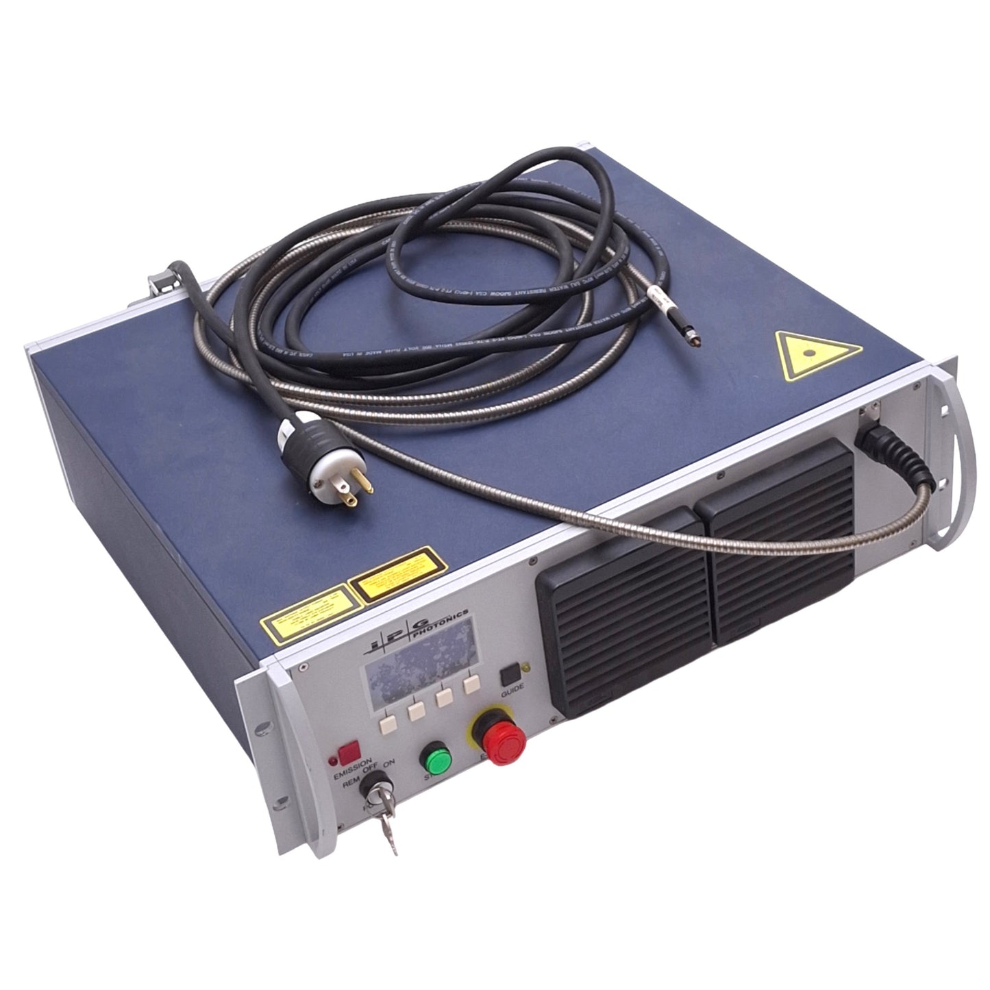 Used IPG Photonics DLR-5-980 Diode Laser Rack, 5W 980nm, 100-240VAC, 19" 3U Mount