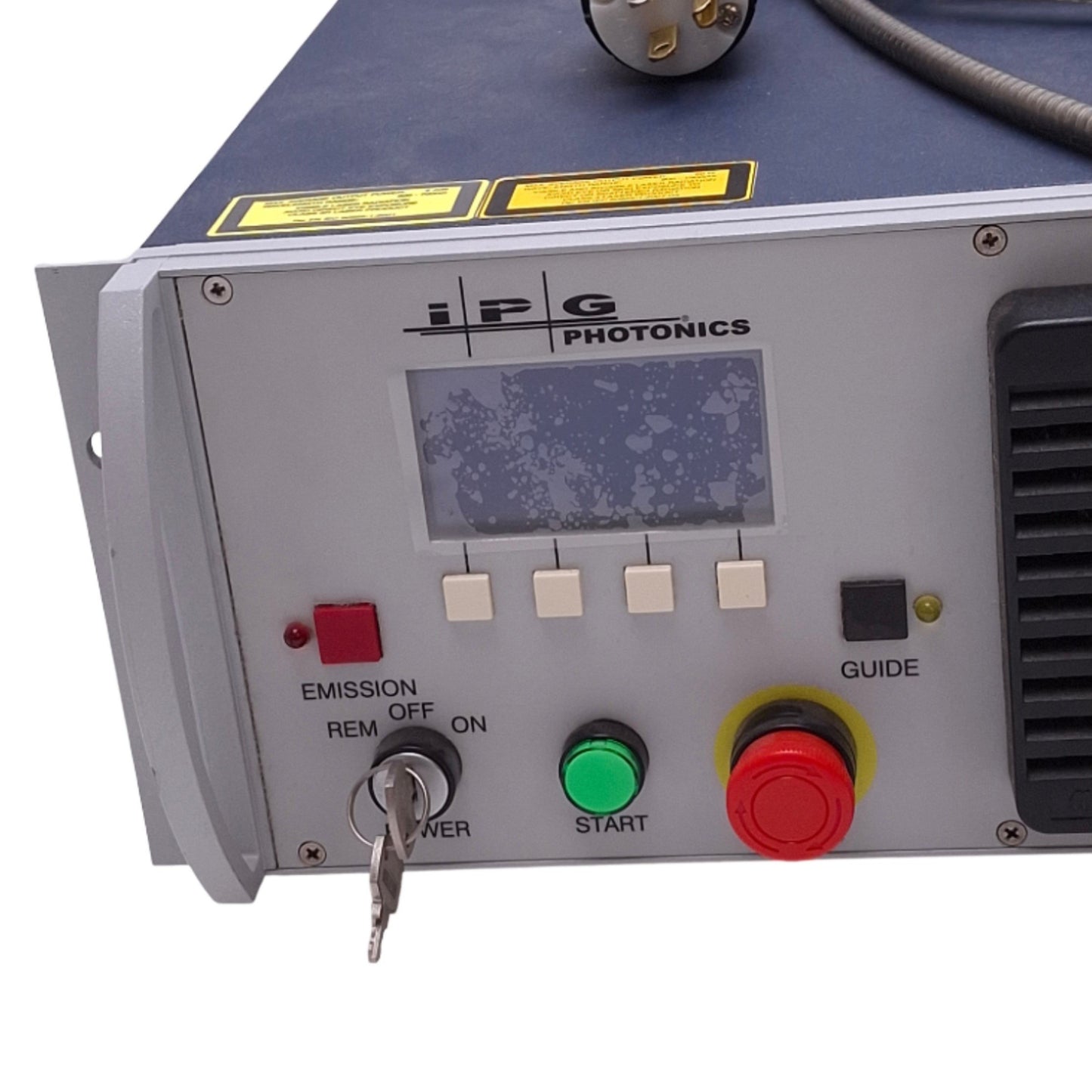 Used IPG Photonics DLR-5-980 Diode Laser Rack, 5W 980nm, 100-240VAC, 19" 3U Mount