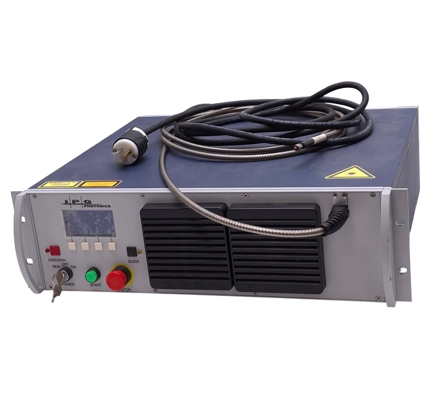 Used IPG Photonics DLR-5-980 Diode Laser Rack, 5W 980nm, 100-240VAC, 19" 3U Mount