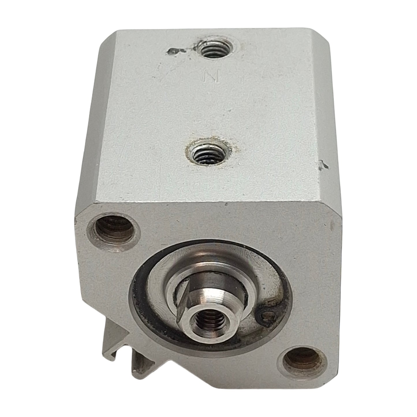Used SMC NCDQ2A20-10D Compact Cylinder, ø20mm Bore, 10mm Stroke, M5 x 0.8, 1.0MPa