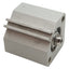 Used SMC NCDQ2A20-10D Compact Cylinder, ø20mm Bore, 10mm Stroke, M5 x 0.8, 1.0MPa
