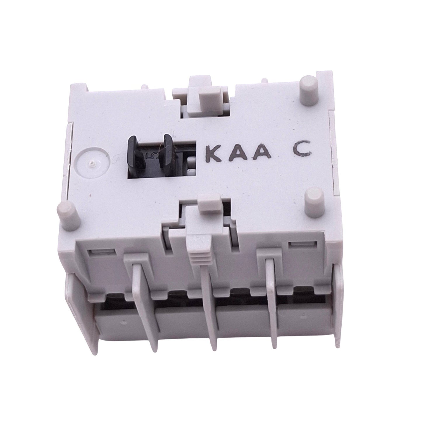 Used Allen Bradley 100-KFC31 A Auxiliary Contact Block, 3NO 1NC, 600VAC 10A Max