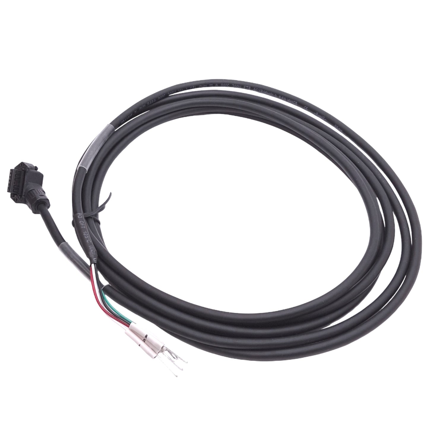 Used Yaskawa 60010 SPARE(200~400W) Power Cable, 4-Pole, 6-Pin Male, 4m Length