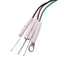 Used Yaskawa 60010 SPARE(200~400W) Power Cable, 4-Pole, 6-Pin Male, 4m Length