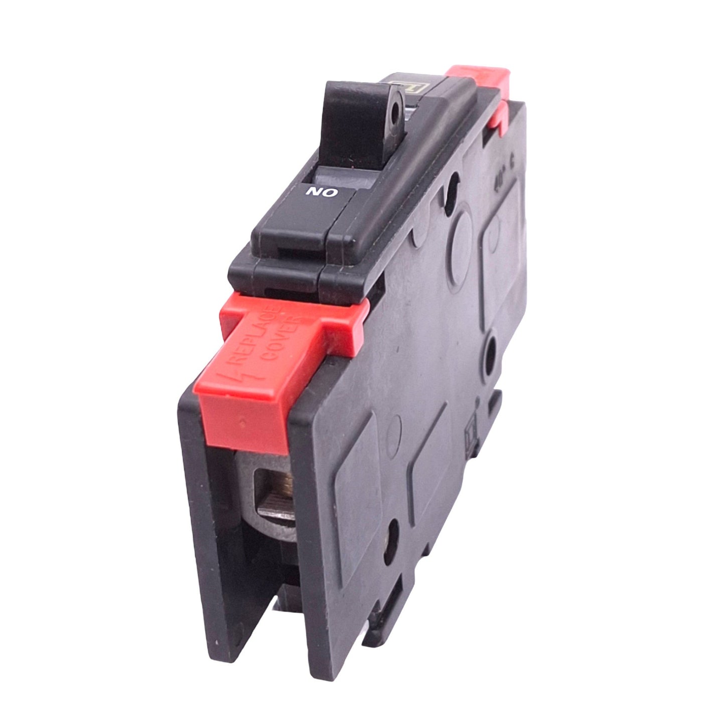 Used Square D QOU120 Circuit Breaker, 1-Pole, 20A, 120/240VAC Max, DIN Rail