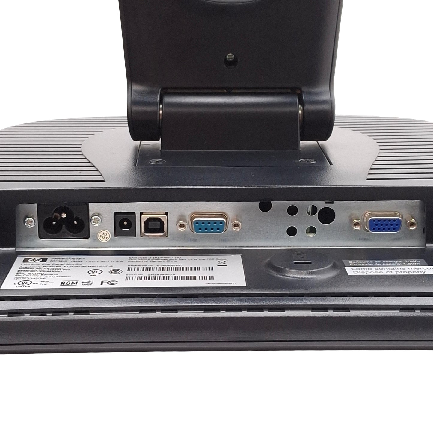 Used HP ET1515L-8CWA-1-RHP-G Touchscreen Monitor w/ Stand, 15in LCD, 1024x768, 12VDC