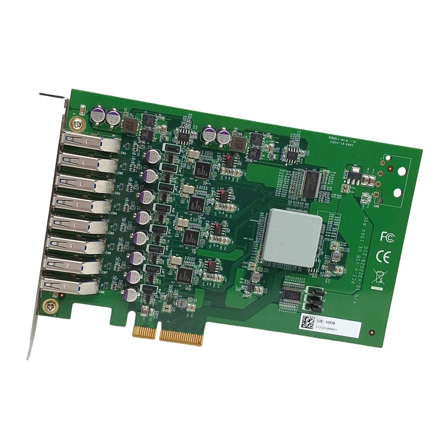 Used PCI-e USB UE-100X ROC 10-V322028-210 8-Port Acquisition Card, USB-B