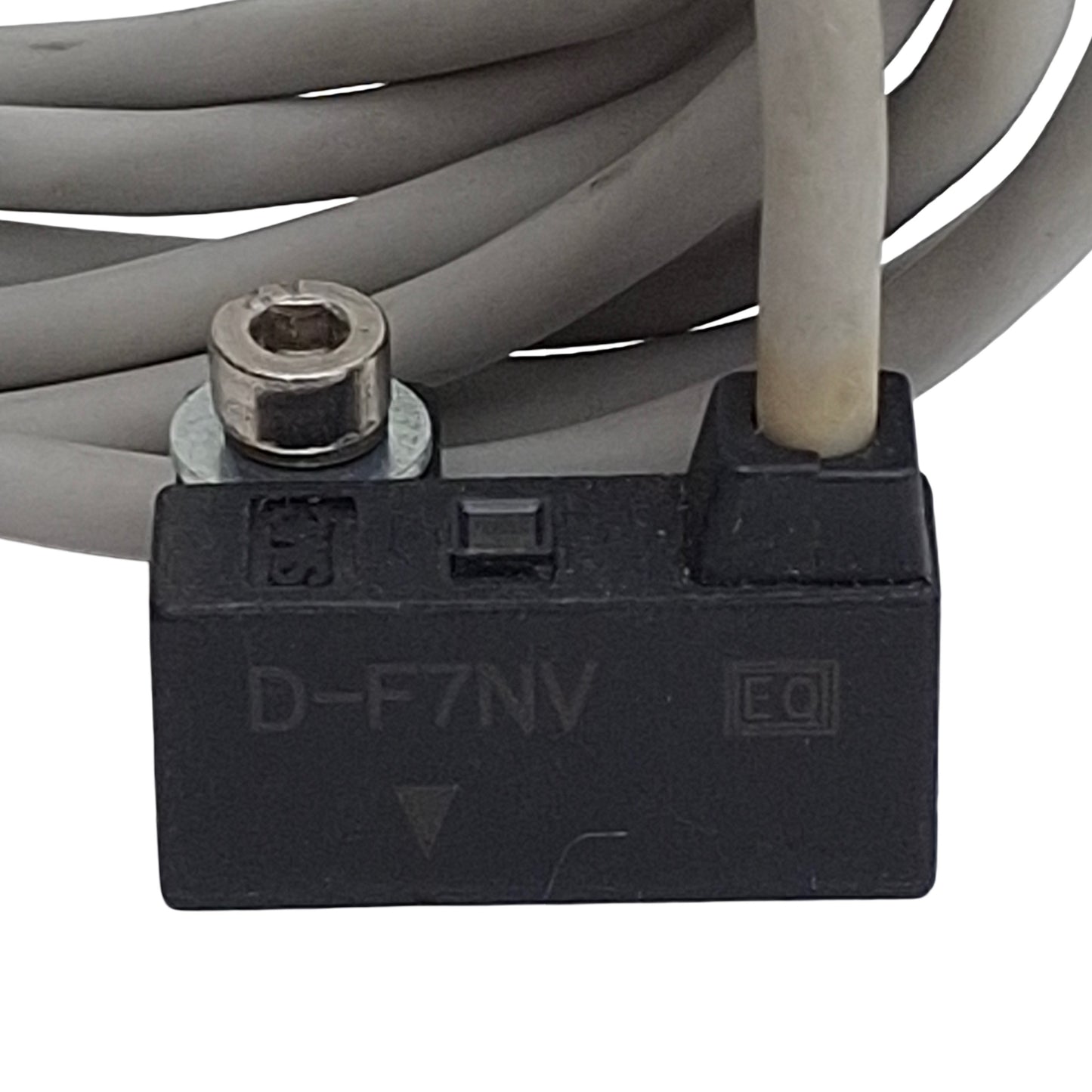 Used SMC D-F7NV Solid-State Auto Switch, NPN, 4.5-28VDC 10mA, 3-Wire Leads, 1m