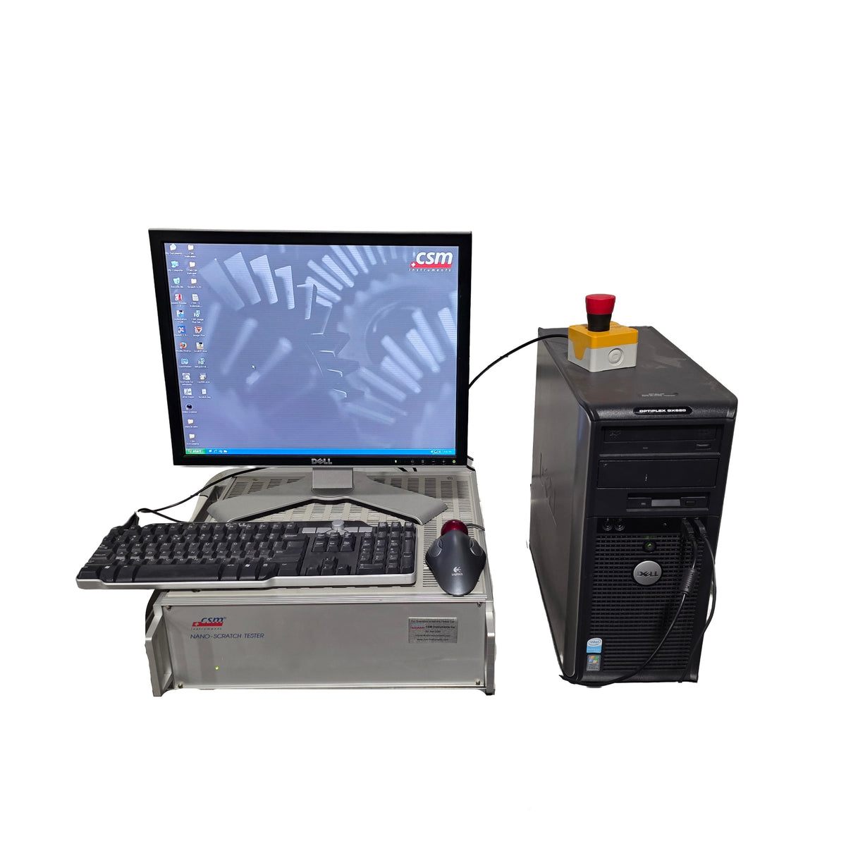 Used CSM Instruments Open Platform With Nano Scratch Testing System 10μN to 1N 120VAC