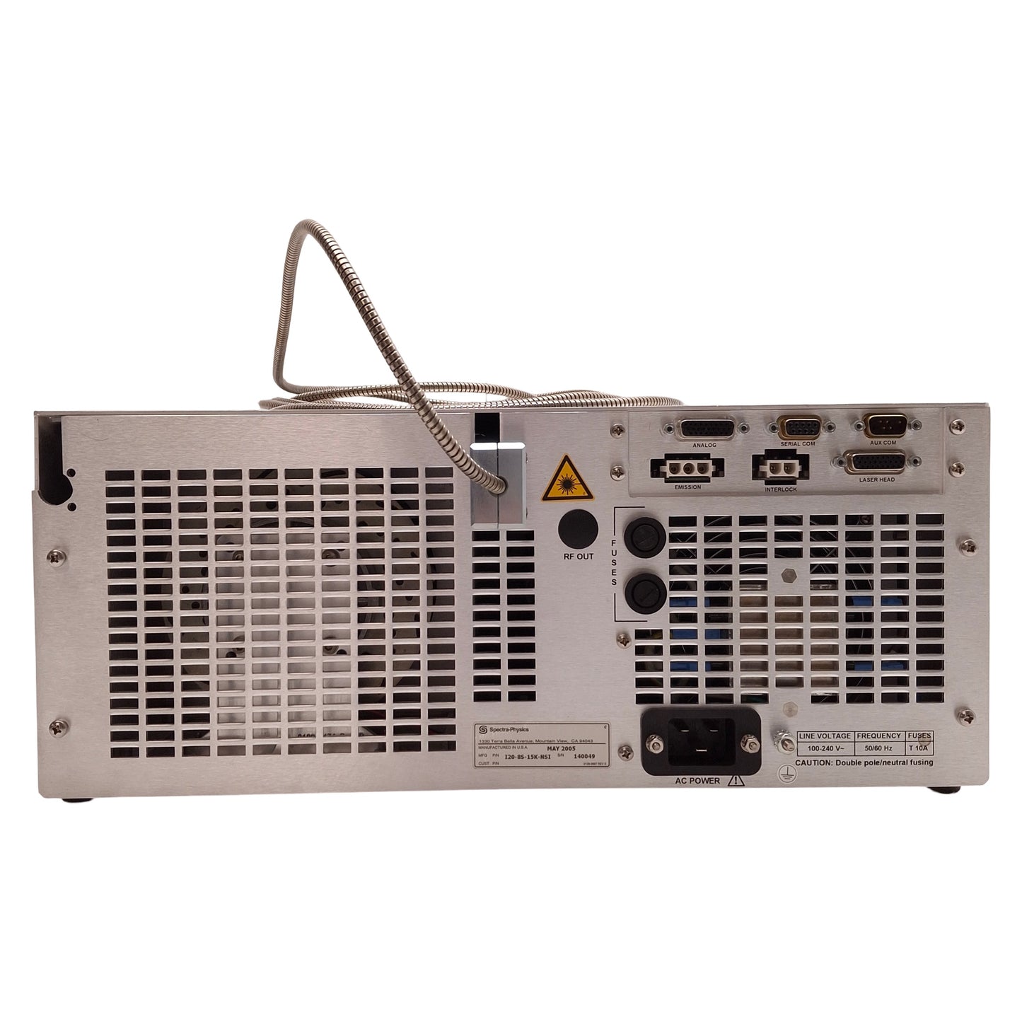 Used Spectra Physics I20-8S-15K-NSI Integra Diode Fiber Laser 15W 810nm 120/240VAC