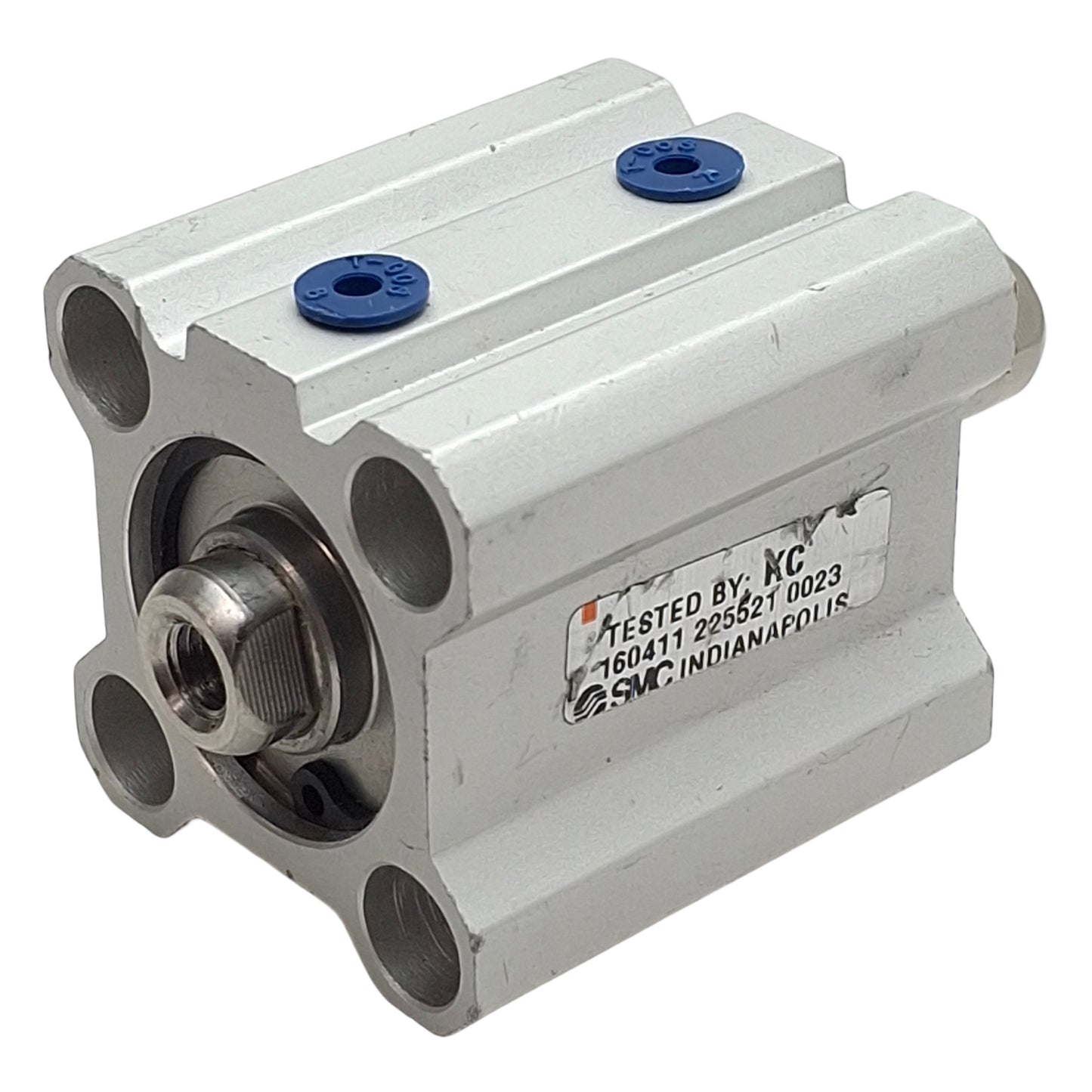 Used SMC NCQ2WB25-15D-XB6 Pneumatic Compact Cylinder, ø25mm Bore, 15mm Stroke, M5x0.8