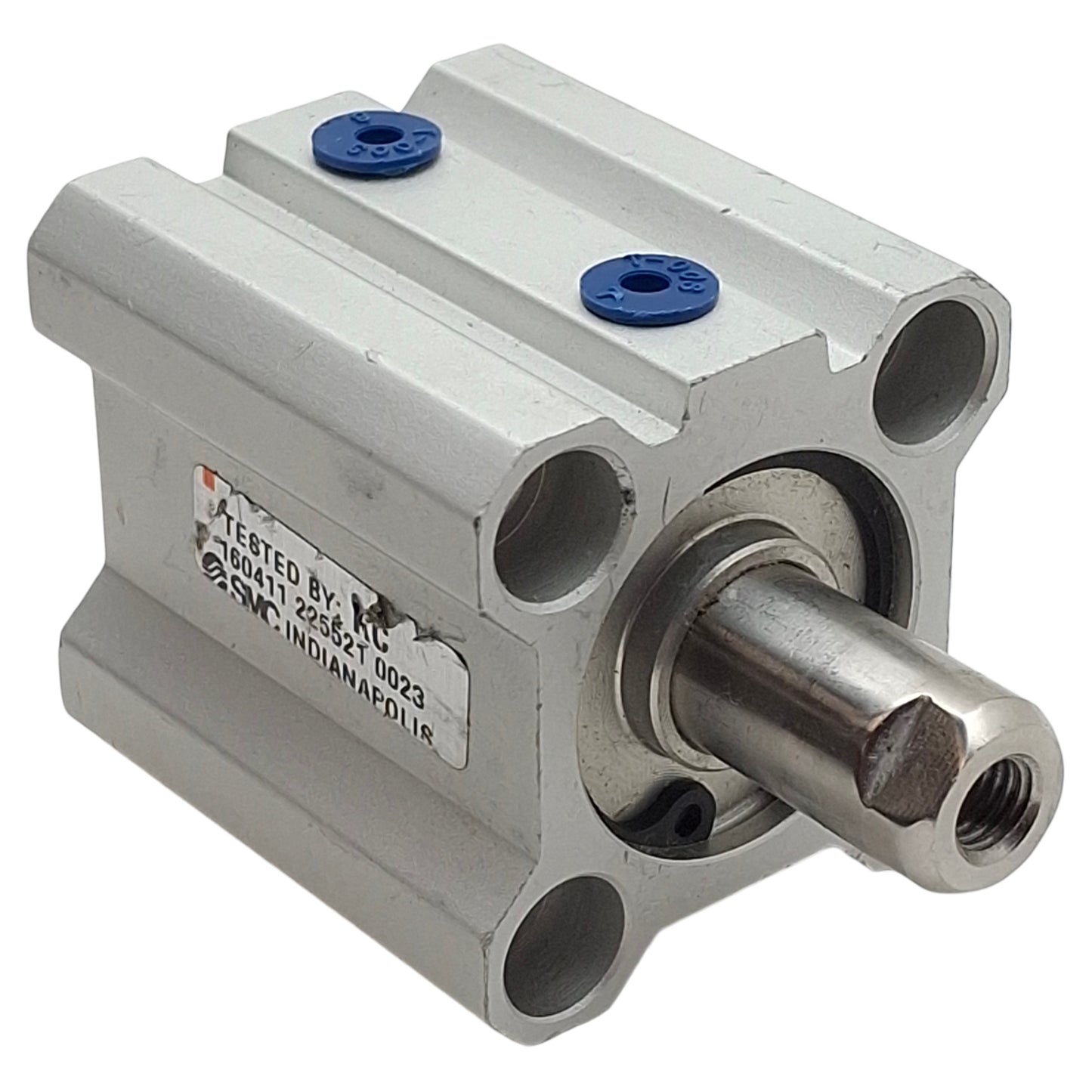 Used SMC NCQ2WB25-15D-XB6 Pneumatic Compact Cylinder, ø25mm Bore, 15mm Stroke, M5x0.8