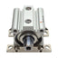 Used SMC CDQ2L40-10DZ Pneumatic Compact Cylinder, ø40mm Bore, 10mm Stroke, 1/8in NPT