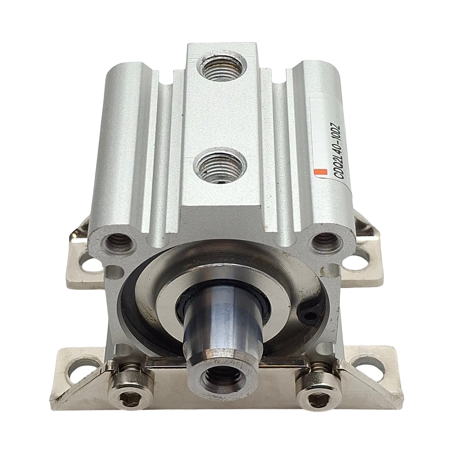 Used SMC CDQ2L40-10DZ Pneumatic Compact Cylinder, ø40mm Bore, 10mm Stroke, 1/8in NPT