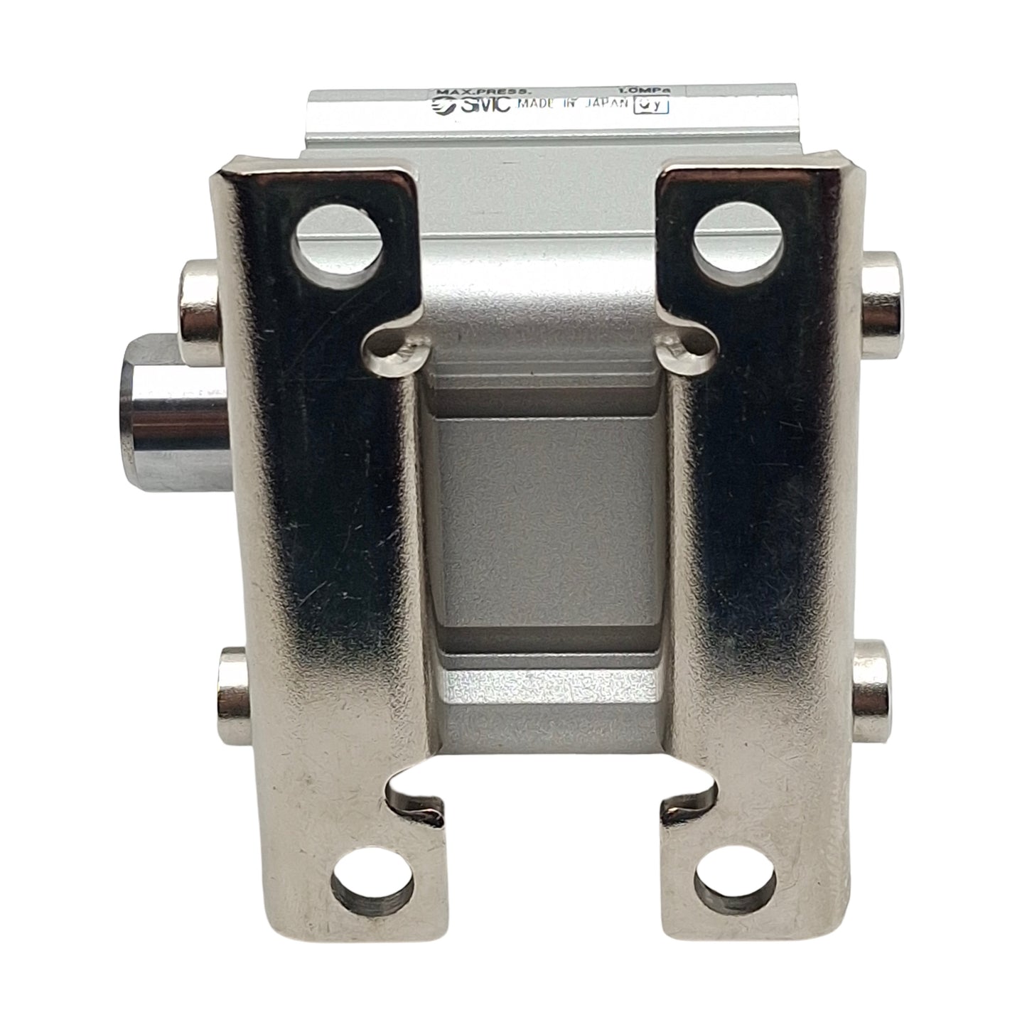 Used SMC CDQ2L40-10DZ Pneumatic Compact Cylinder, ø40mm Bore, 10mm Stroke, 1/8in NPT