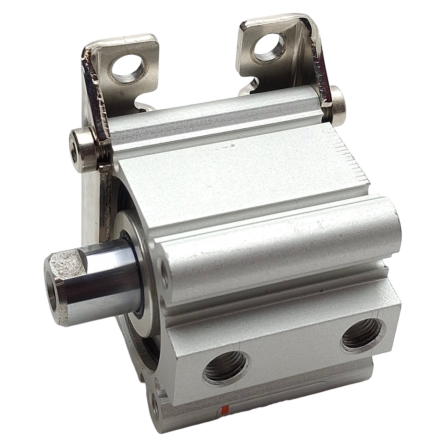 Used SMC CDQ2L40-10DZ Pneumatic Compact Cylinder, ø40mm Bore, 10mm Stroke, 1/8in NPT