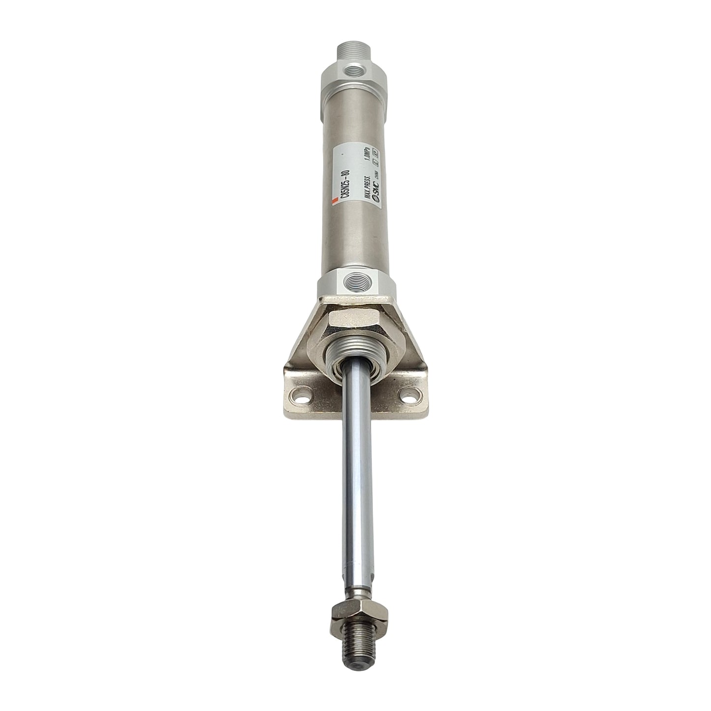Used SMC C85N25-80 Pneumatic Cylinder, ø25mm Bore, 80mm Stroke, G1/8, 1.0MPa Max