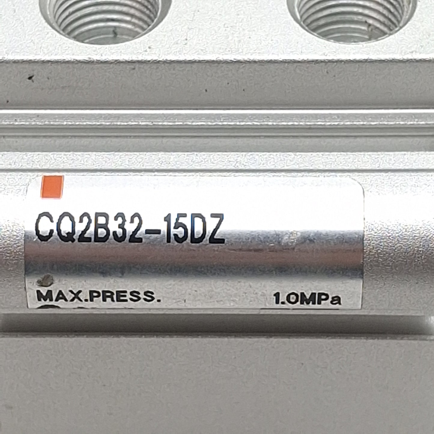 Used SMC CQ2B32-15DZ Pneumatic Compact Cylinder, ø32mm Bore, 15mm Stroke, Rc1/8, 1MPa