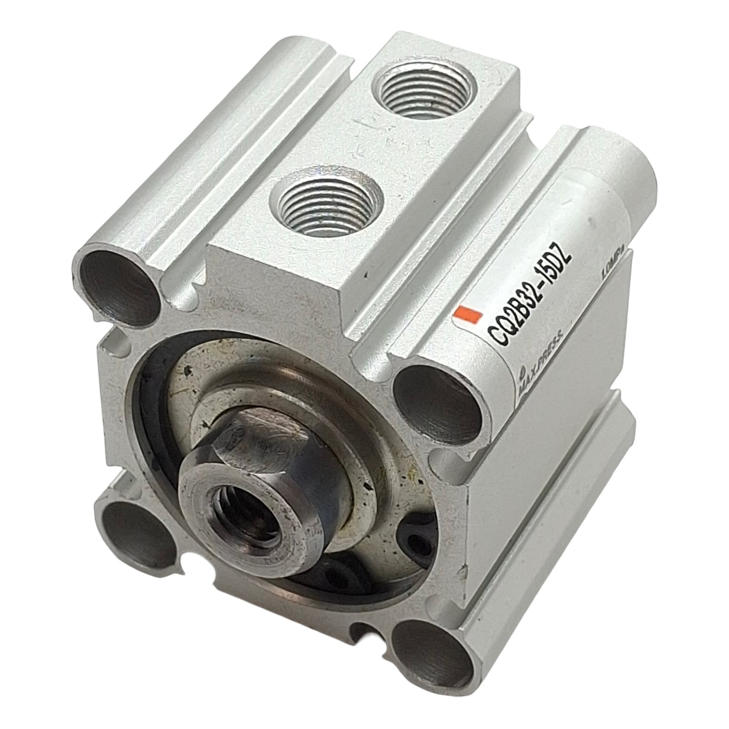 Used SMC CQ2B32-15DZ Pneumatic Compact Cylinder, ø32mm Bore, 15mm Stroke, Rc1/8, 1MPa