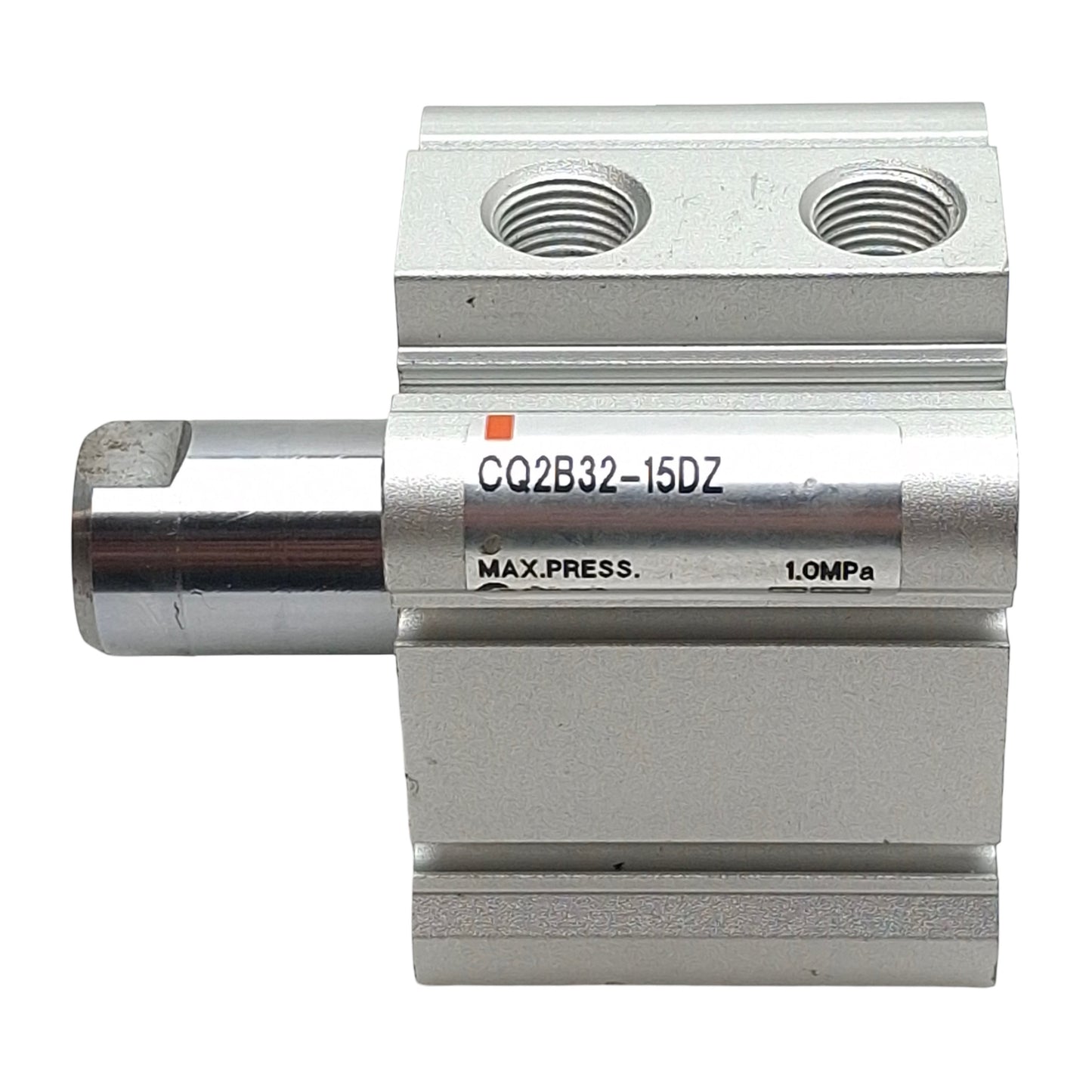 Used SMC CQ2B32-15DZ Pneumatic Compact Cylinder, ø32mm Bore, 15mm Stroke, Rc1/8, 1MPa