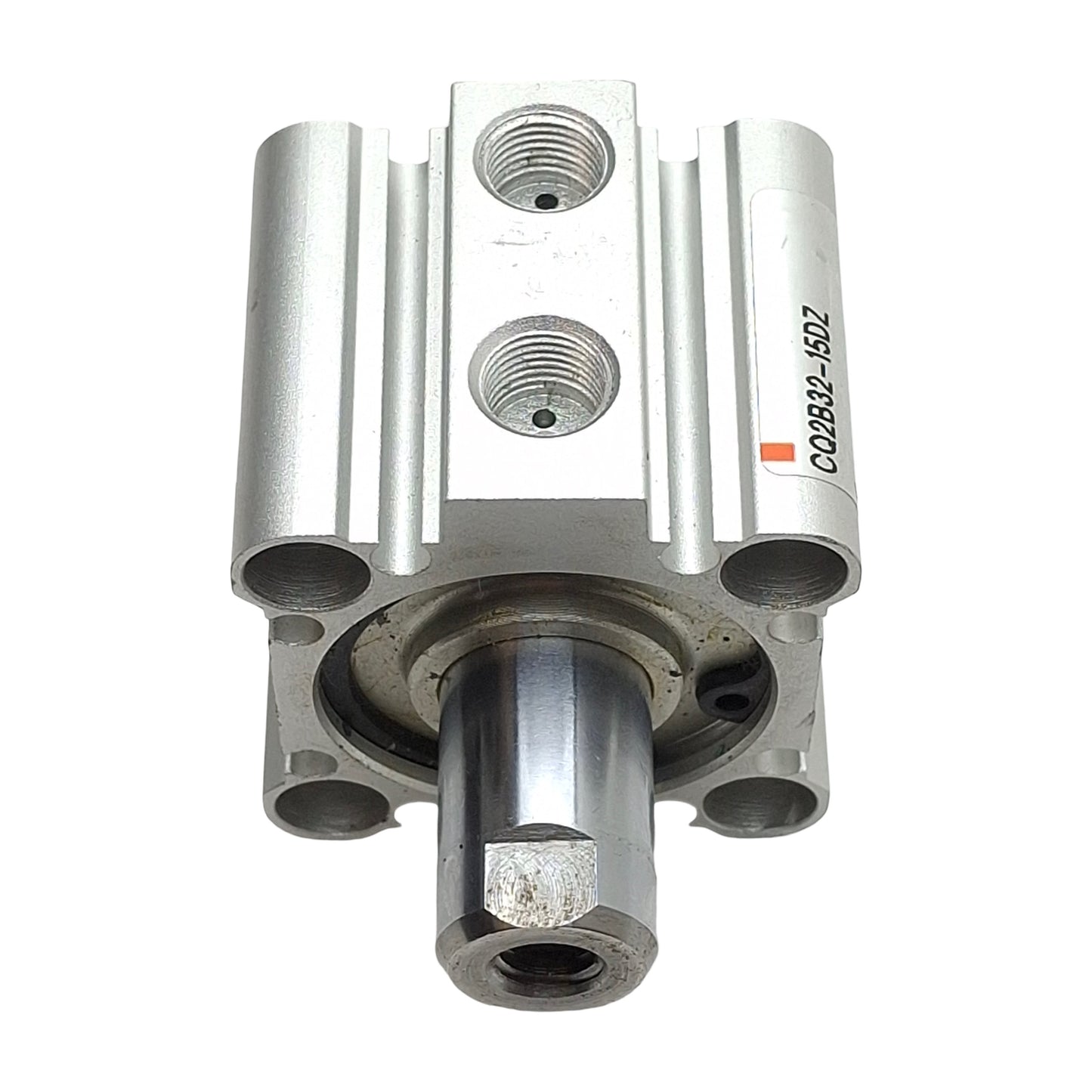 Used SMC CQ2B32-15DZ Pneumatic Compact Cylinder, ø32mm Bore, 15mm Stroke, Rc1/8, 1MPa