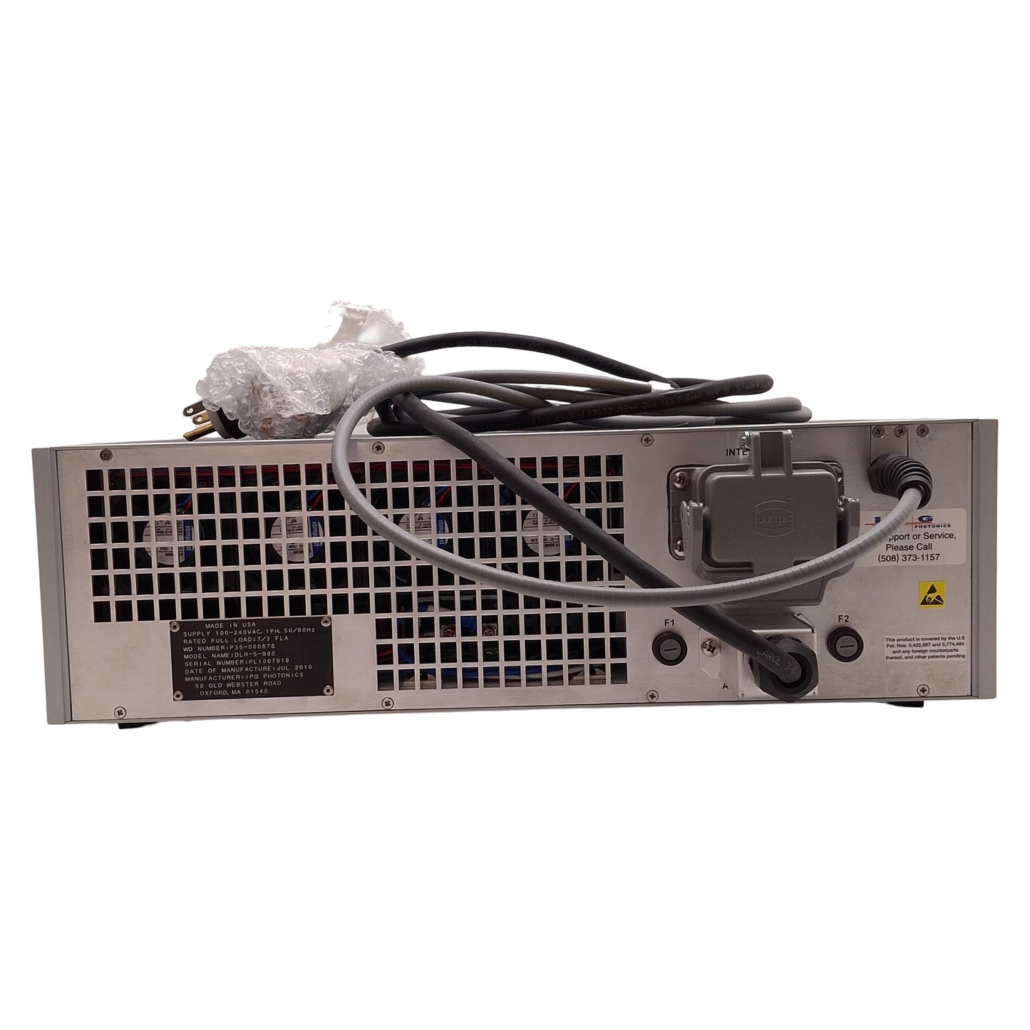 New – Open box IPG Photonics DLR-5-980 Direct Diode Fiber Laser System 700-900nm, 100-240VAC