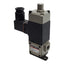 Used SMC NVS3115-0252DP Solenoid Valve, 3-Way, Rc1/4, 150psi Max, 24VDC Coil