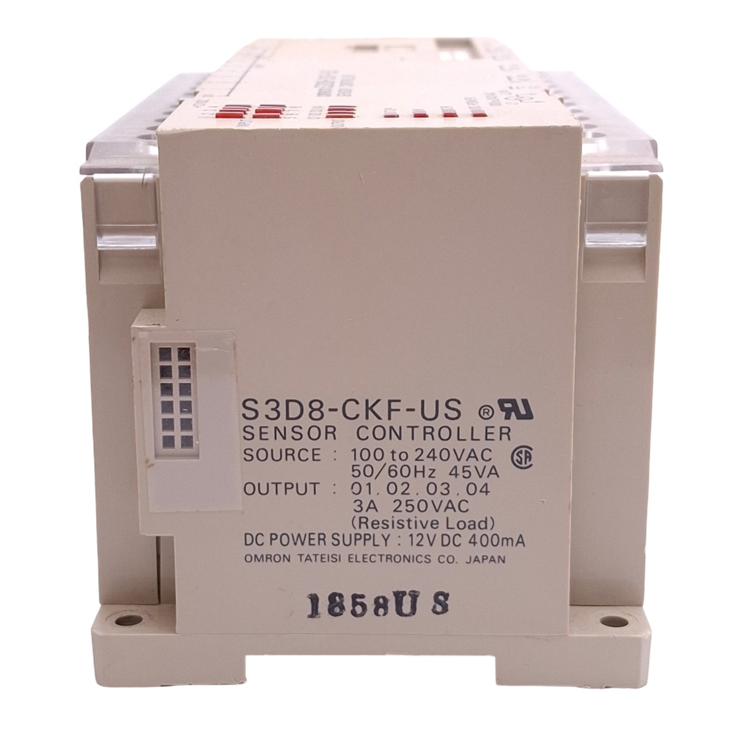 Used Omron S3D8-CKF-US Sensor Controller, 12-Point, 8-In 4-Out, 12VDC 100-240VAC