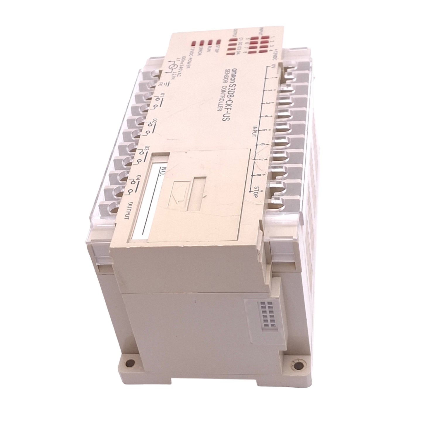 Used Omron S3D8-CKF-US Sensor Controller, 12-Point, 8-In 4-Out, 12VDC 100-240VAC