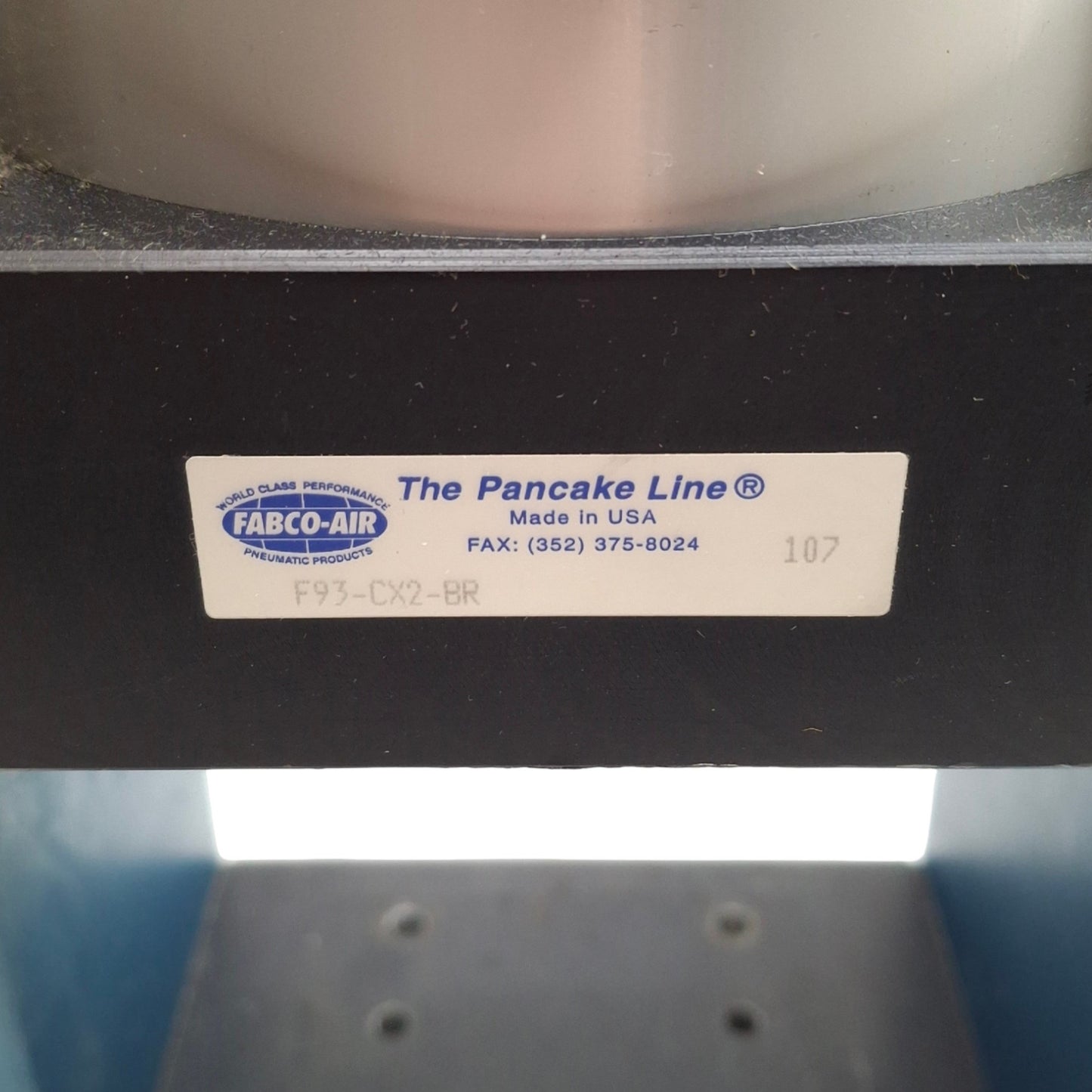 Used Fabco Air F93-CX2-14-BR Multi Power Air Press, 2in Stroke, 9in Width, 11.18k lbs