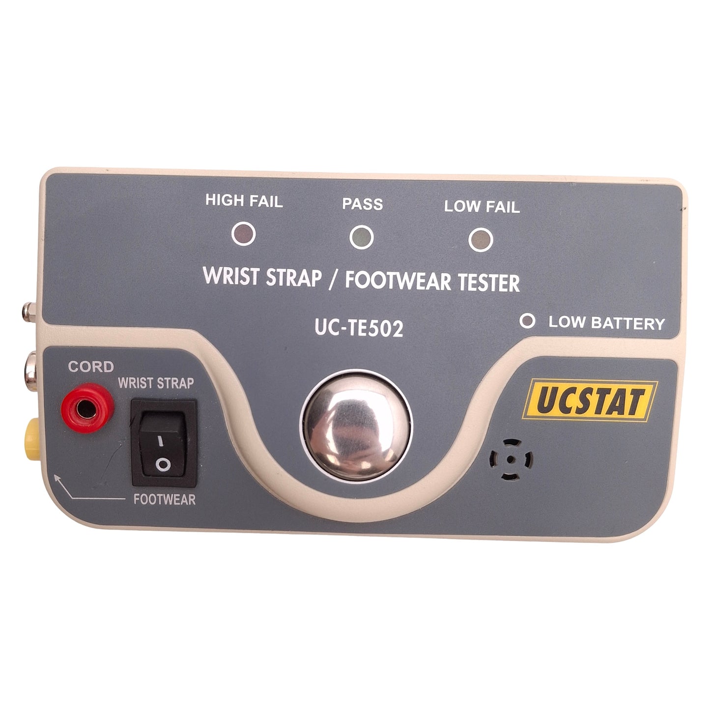 Used UCSTAT UC-TE502 Anti-Static Wrist Strap/Foot Wear Tester 750K~10M ohm Range