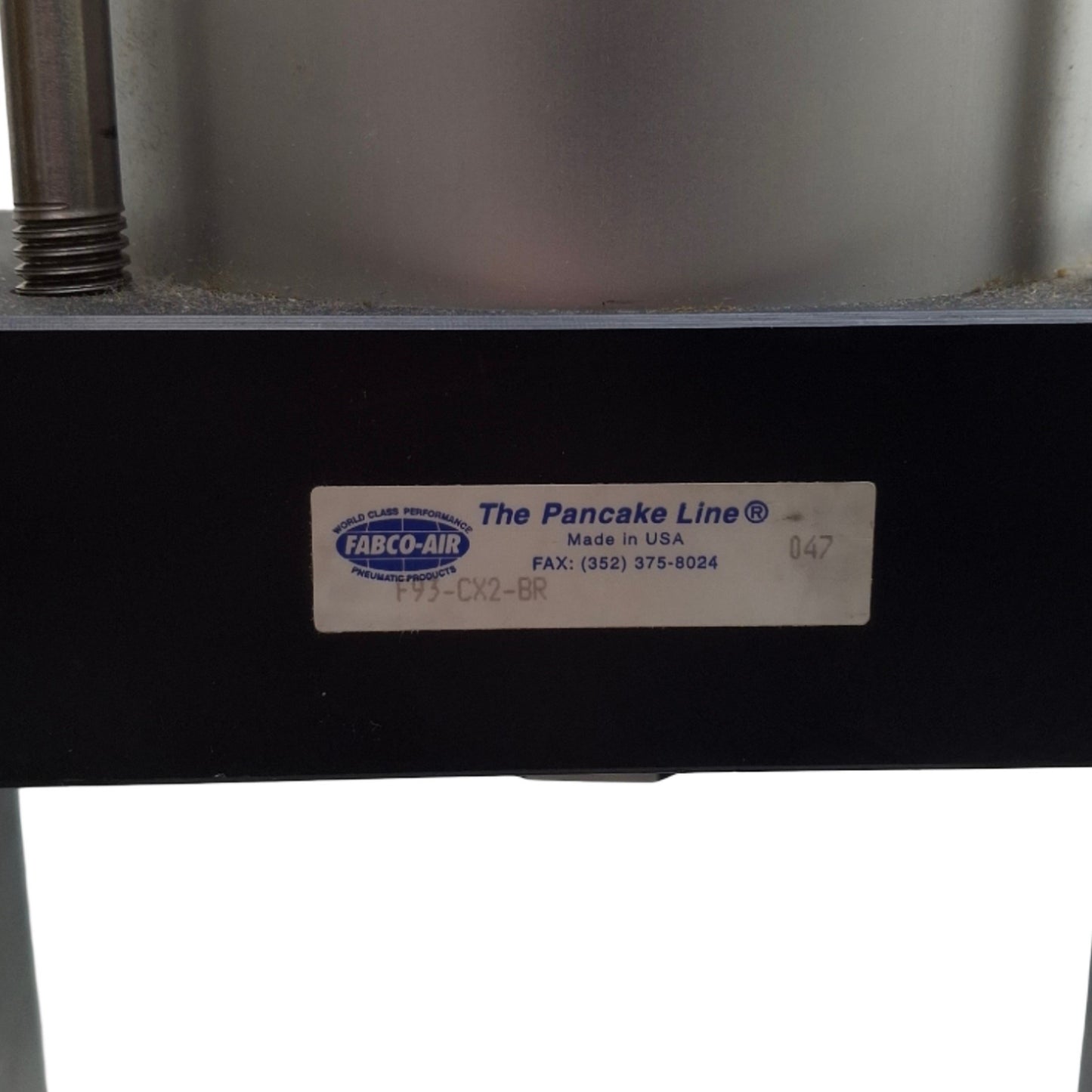 Used Fabco Air F93-CX2-14-BR Multi Power Air Press, 2in Stroke, 9in Width *Cut Frame*