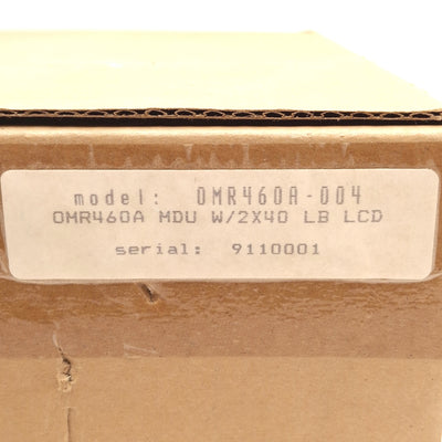 New Maple Systems OMR460A-004 Message Display Unit, 2-Line x 40-Characters, 5VDC