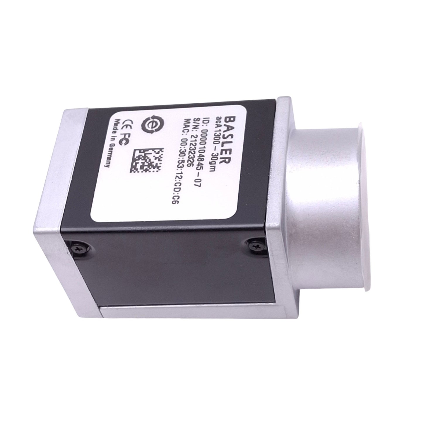 New Basler acA1300-30gm 1.3MP GigE Camera, 1/3in CCD, 1296x966 30fps, 12VDC, RJ45