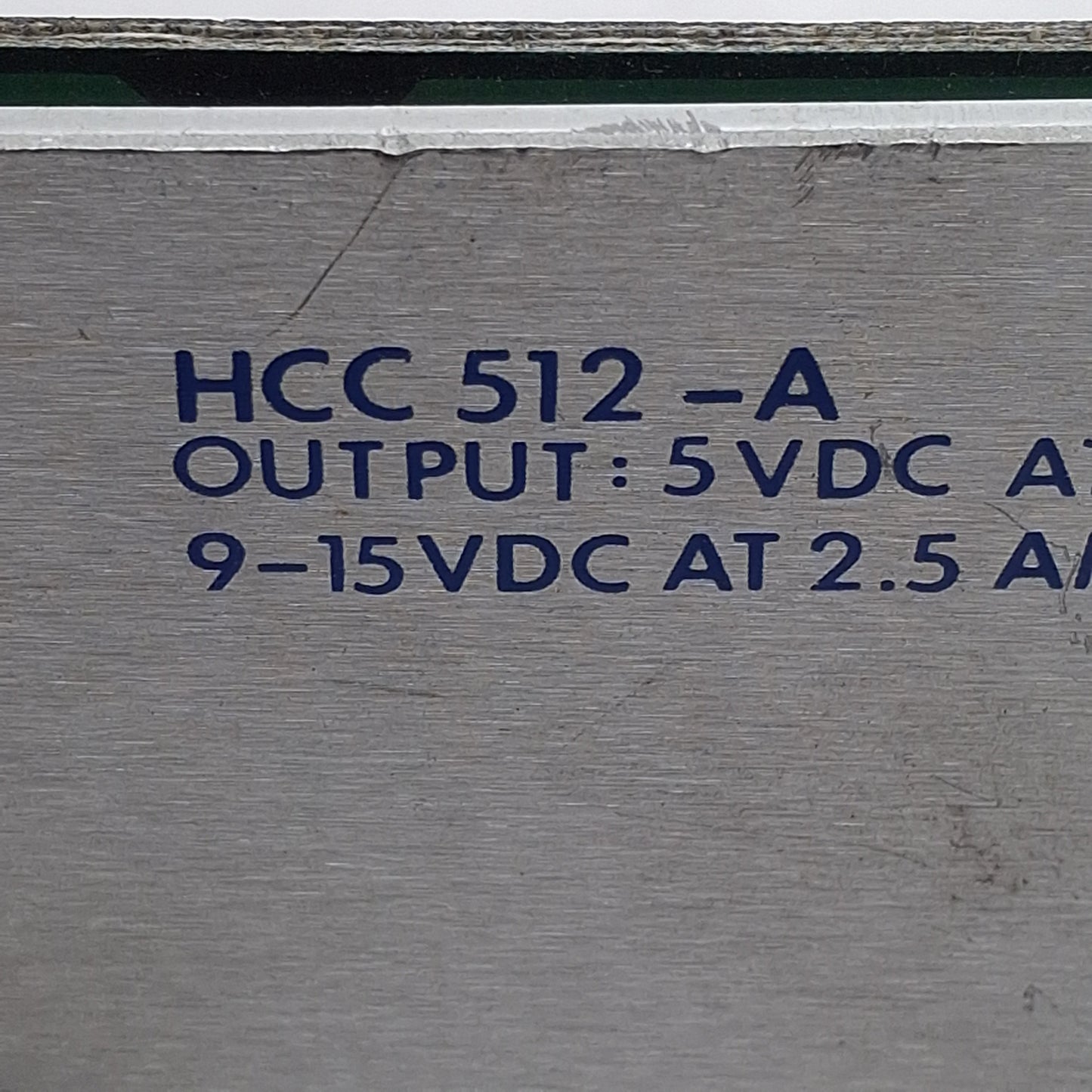 Used Power-One HCC512-A Power Supply, 100-240VAC In, 6A 5VDC/2.5A 9-15VDC Out