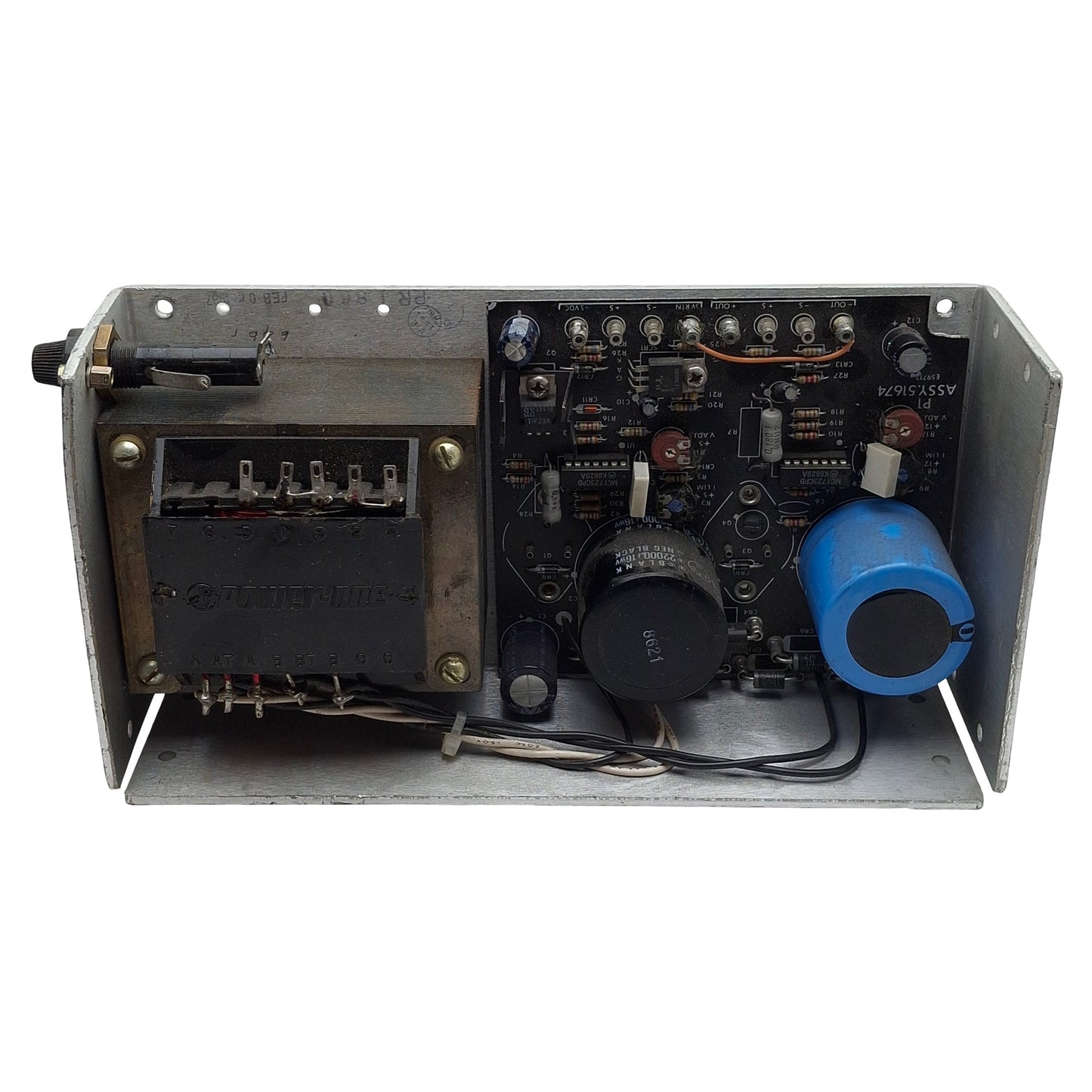 Used Power-One HCC512-A Power Supply, 100-240VAC In, 6A 5VDC/2.5A 9-15VDC Out