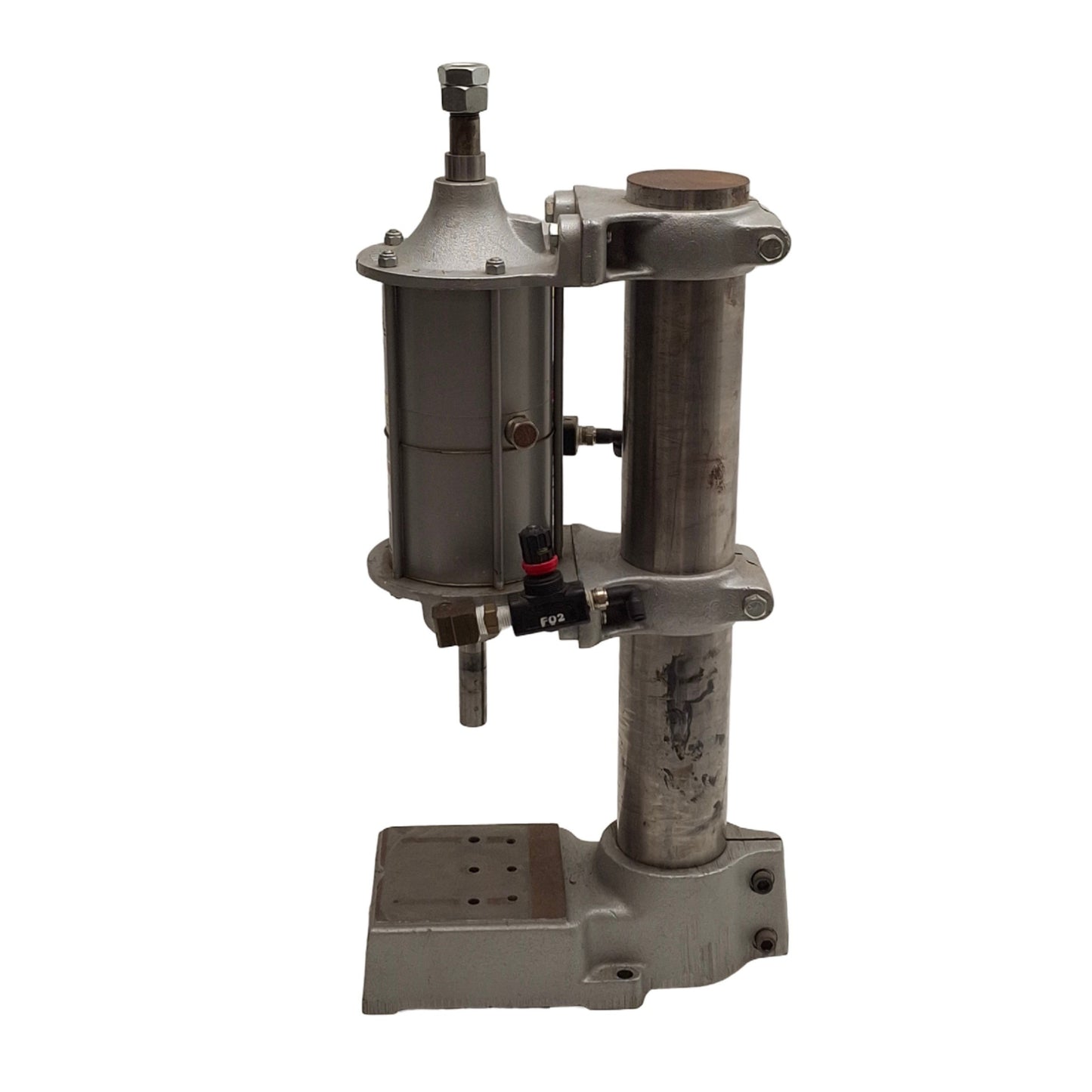 Used Fluid Line DAP24DR2 Air-Mite Pneumatic Press, 2in Stroke, 120Psi, 3/8in NPT