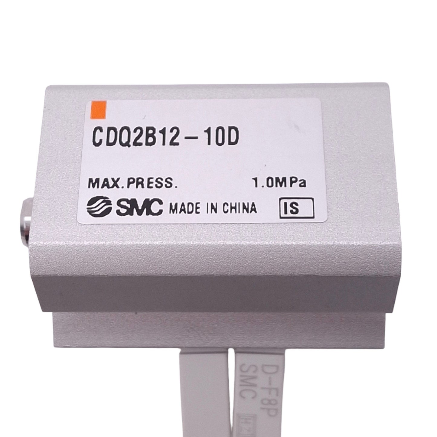 Used SMC CDQ2B12-10D Cylinder w/ Auto Switch Cable, ø12mm Bore, 10mm Stroke, 1.0MPa