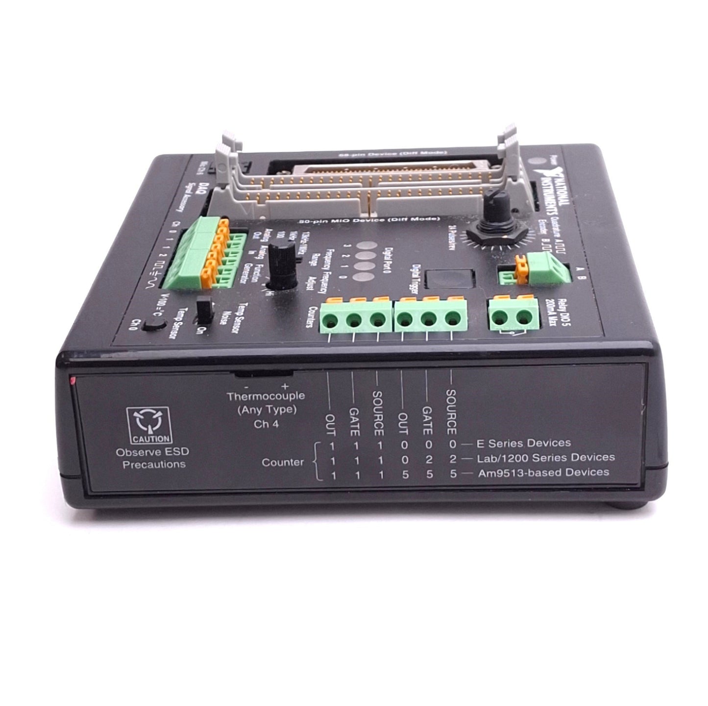 Used National Instruments 183554C-01 DAQ Signal Accessory, 24 pulse/rev, 50-pin MIO