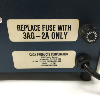 Used CUDA Products I-150 Fiber Optic Light Source 150W Halogen, 110/120VAC 60Hz