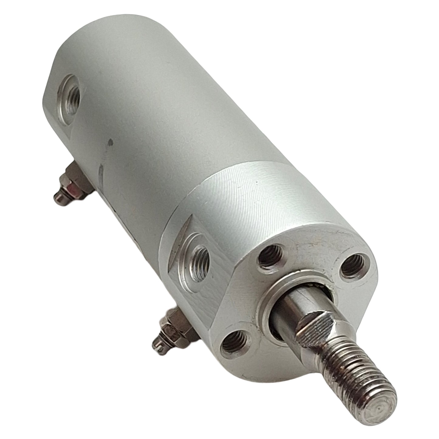 Used SMC NCDGBA25-0050 Pneumatic Cylinder, ø1in Bore, 1/2in Stroke, #10-32UNF, 145psi