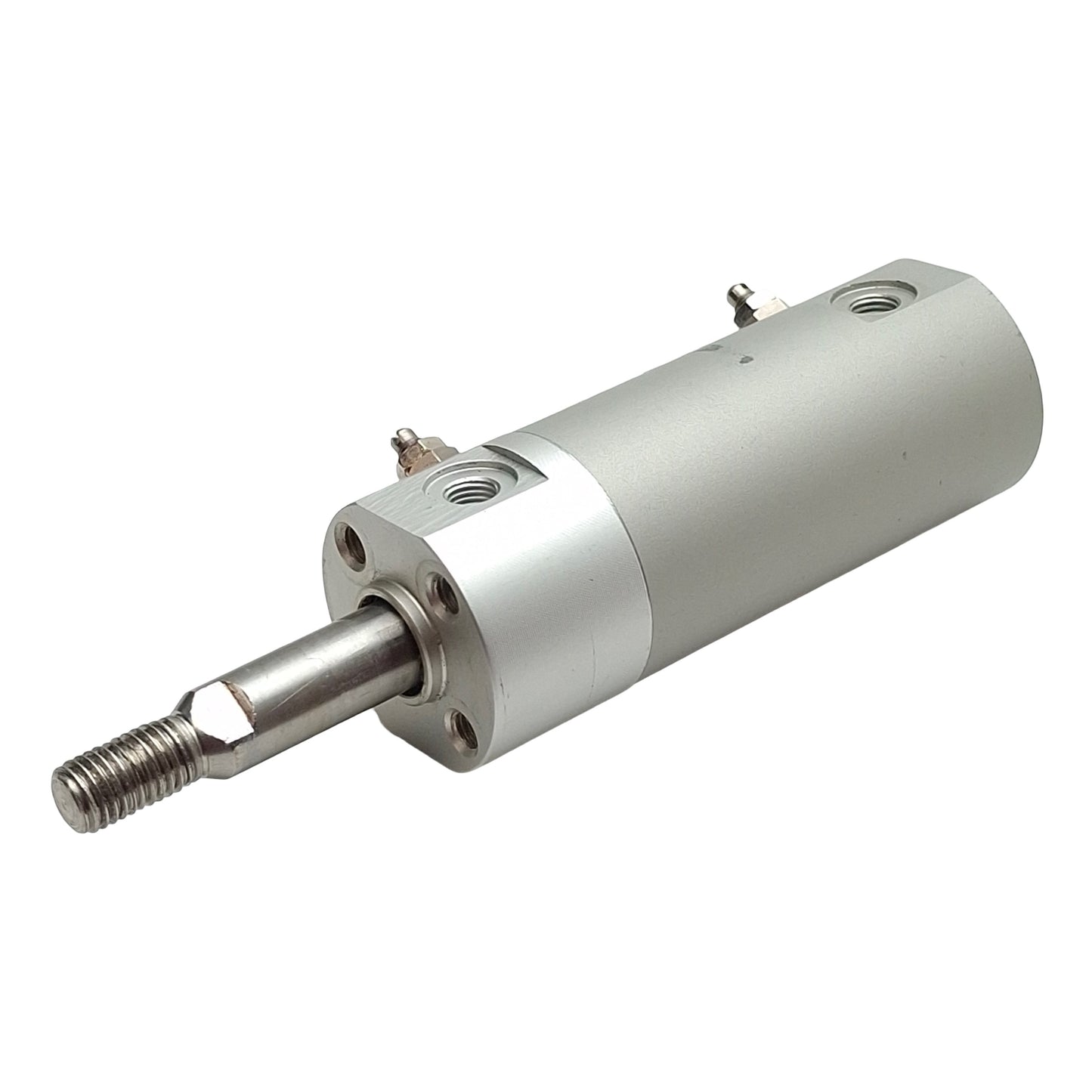 Used SMC NCDGBA25-0050 Pneumatic Cylinder, ø1in Bore, 1/2in Stroke, #10-32UNF, 145psi