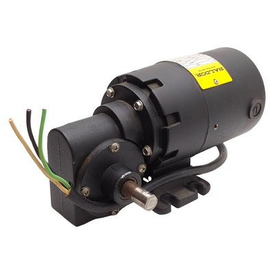 Used Baldor GP3003 DC Gearmotor, 30:1, 1/15HP, 57rpm, 21in-lb, ø1/2in Shaft, 90VDC