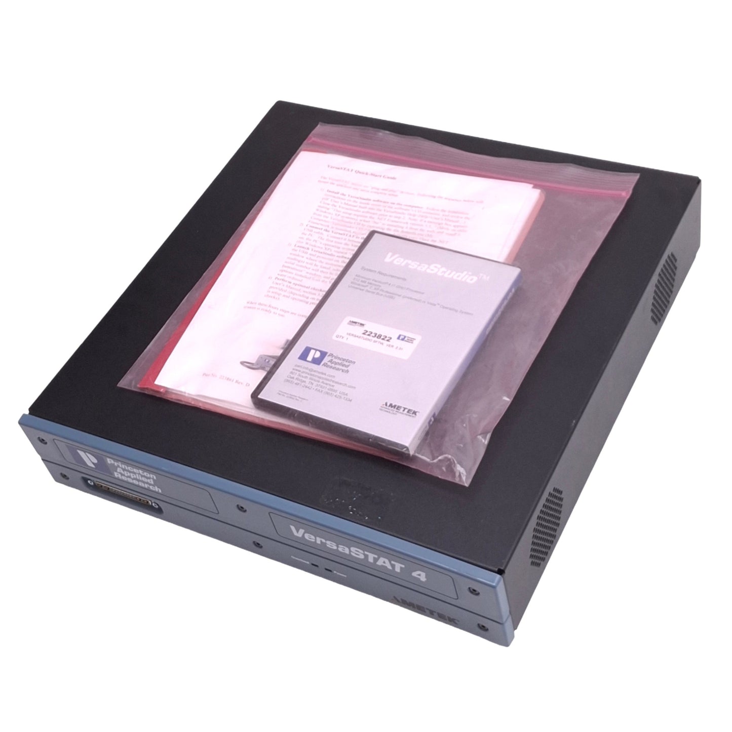 Used AMETEK VersaSTAT 4 Potentiostat Galvanostat, +-2A +-12V Max, 100-240VAC