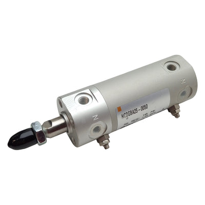 New – Open box SMC NCDGBA25-0050 Pneumatic Cylinder ø1in Bore, 1/2in Stroke, #10-32UNF, 145psi
