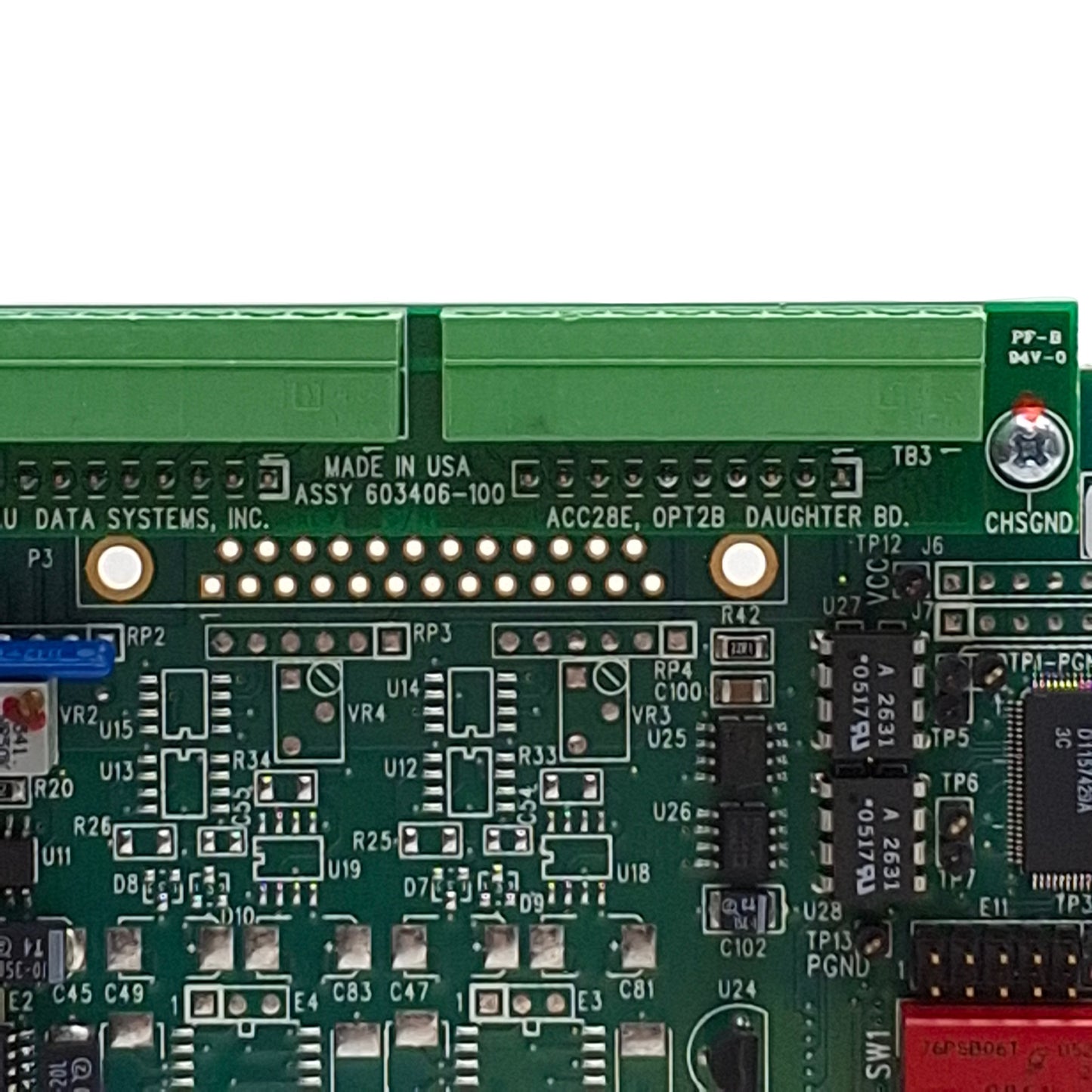 Used Delta Tau ACC28E 603404-104 A/D Converter Input Card, 16-bit, w/ Opt2B